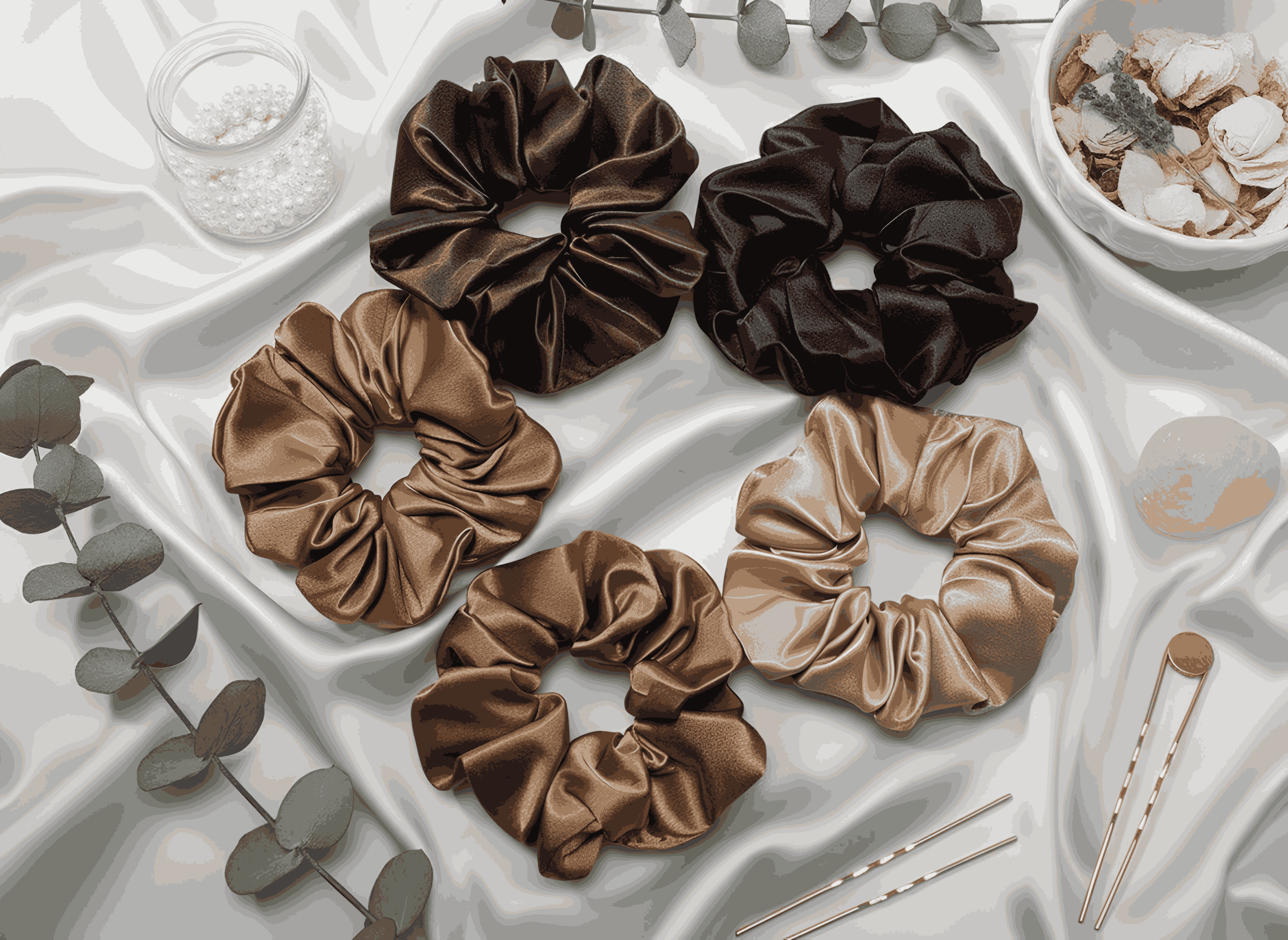 Premium Satin Scrunchies wholesale product image